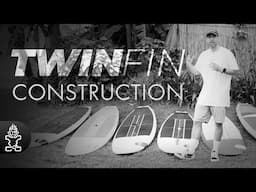 Twin Fin Construction Test in Bali - Surprising Results from 6 Board Layups