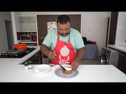 Making poached eggs and creamy mushrooms for Mother's Day brunch - Pranesh shows his skills!