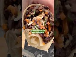Easy Veggie Black Bean Burritos 🌯 Meal Prep Hack!