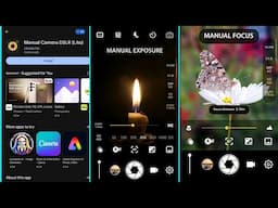 Manual Camera DSLR (Lite) app review || how to use Manual Camera DSLR Lite
