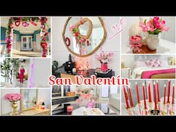 DECORANDO Y LIMPIANDO MI CASA EDICION SAN VALENTIN! 💕UN VLOG MUY ROSA!🌹