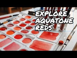 10 "RED" Watercolors - Let's take a look at 10 more Aquatone Watercolors.