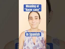 Spanish phrases: “hacer caso” #learnspanish #spanishphrases