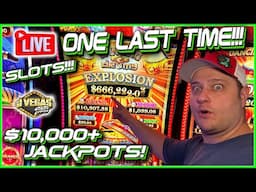 🟢 LIVE ONE LAST TIME!!! This Is The LAST LIVESTREAM I WILL EVER DO! GRAND JACKPOT TIME!