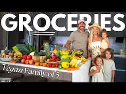🍉 Summer Grocery Haul for Our Vegan Family of 5: Getting Beach Body & BBQ Ready!