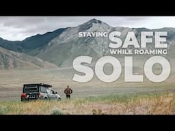 Strategies & gear I use to (hopefully) survive solo exploring and camping in the backcountry