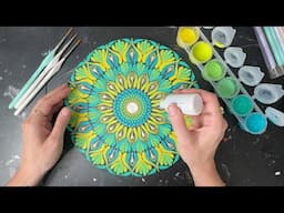 10" Mandala Painting Tutorial | Beginner Friendly | Step-by-step