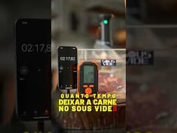 Quanto tempo deixo uma carne no Sous Vide?!  #sousvide #sousvidebasics #churrasco