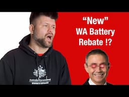 "New" WA Home Battery rebate is COOKED | Dirt Report