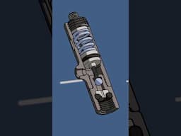 How a CO2 cartridge regulator works #engineering #design #animation
