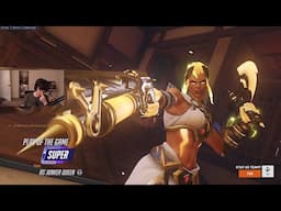 POTG! MVP! 3RD PERSON! SUPER JUNKER QUEEN GAMEPLAY OVERWATCH 2 SEASON 16