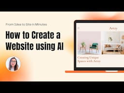 How To Create a Website Using AI