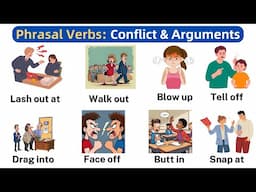 Phrasal Verbs: Conflict & Arguments | Phrasal Verbs in English | Vocabulary