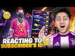 Reacting To My Subscribers Legendary Accounts 😍😳 Who Has The Most Rare Collection? - Free Fire