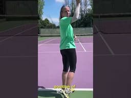 THIS IS THE SOURCE OF POWER for your #tennisserve!!!