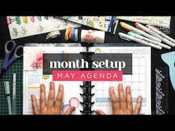 MAY PLAN WITH ME :: Monthly Agenda Planner Setup