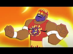 All Fired Up! | AKEDO | Cartoons for Kids | Moose Mania
