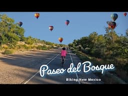 🚴‍♂️ Bikes and Balloons!  Riding the Paseo del Bosque Trail During Albuquerque’s Balloon Fiesta! 🎈
