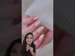 ✨️UÑAS DEGRADADAS NEÓN✨️ #nailart #uñas2025 #uñasprincipiantes #uñasentendencia