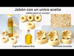 JABÓN CON UN ÚNICO ACEITE JABÓN DE ARROZ SAPONIFICADO EN FRIO