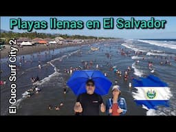 Así se vivió en Playa el Cuco San Miguel #elsalvador 2025