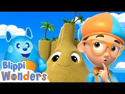 Hello Summer! Island Fun with Blippi! 🌴🎉🌞 | Blippi Wonders Educational Videos for Kids