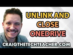 How To Unlink And Close Windows 10 OneDrive Cloud Sync (2022)