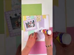 Craft a baby-themed scrapbook page with us