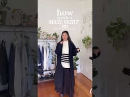 HOW TO STYLE A MAXI SKIRT FOR SUMMER 101