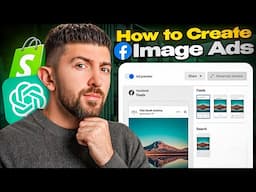 How to Create Facebook Image Ads for Shopify Dropshipping using ChatGPT (2025)