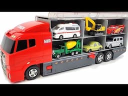 13 Type Cars Tomica ☆ Tomica opening and put in Okatazuke convoy!