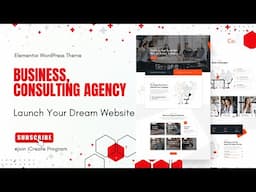 Make a Modern Website for Consulting & Business Agency | ZikZag Elementor WordPress Theme