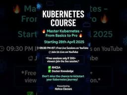 Kubernetes Training | 28th April 2025 💥✨🌟 #kubernetes #linux #shorts