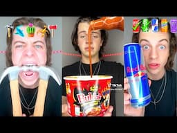 * 1 HOUR * of The Best Luke Did That Spicy TikTok Videos | Spicy Food Compilation