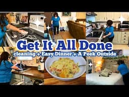 Homemaking in the Double Wide 🧺 | Easy Chicken Spaghetti Casserole + Cleaning Motivation