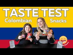 Mother and Daughter Try Snacks From Colombia