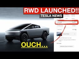 BREAKING: Tesla Cybertruck RWD Launches - More Range, WAY More Price, Somewhat Disappointing 🤷‍♂️