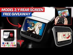 BEST Tesla Model 3/Y Rear Entertainment & Climate Control Display + GIVEAWAY!