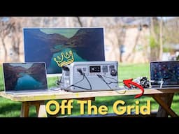 DJI Power 1000: Off the Grid Desk Setup!