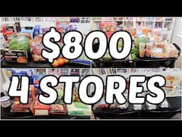 Huge Summer Stock Up Grocery Haul