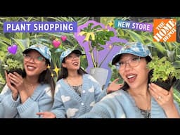 Plant shopping at a brand new Home Depot in SoCal! First time going houseplant shopping here 😄🌿
