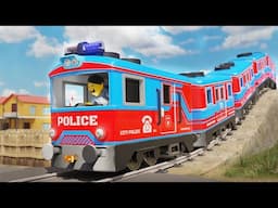 🛑 Thief Stole the TRAIN! - Police Chase Adventure - Choo Choo Train Kids Videos