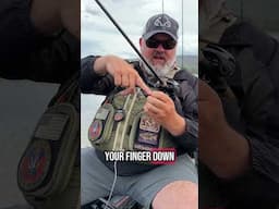 GUT HOOKED Fish Removal👌🏽 #kayakbassfishing