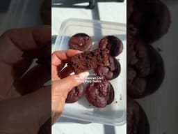 Fudgy chocolate high-protein heaven! #mediterraneandiet #highprotein #mealprep #healthydessert