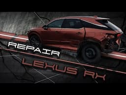 Lexus RX 2023. Rear end repair. Ремонт задней части.
