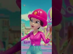 Roues sur le Camion de Pompiers #shorts #reels #préscolaire #apprendre #wheelsonthefiretruck