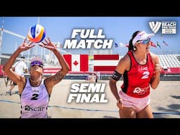 Melissa/Brandie 🇨🇦 vs. Tina/Anastasija 🇱🇻 - Semi Final | BPT Doha - Full Match | Beach Volleyball