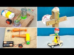 TOP 4 Amazing DIY Ideas & Homemade Inventions | Awesome DC Motor Toys Ideas | DIY Projects