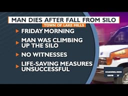 Man dies after fall from silo