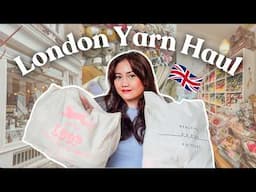 What I Found in LONDON Yarn Stores | Travel Vlog & HUGE Yarn Haul 🇬🇧🧶